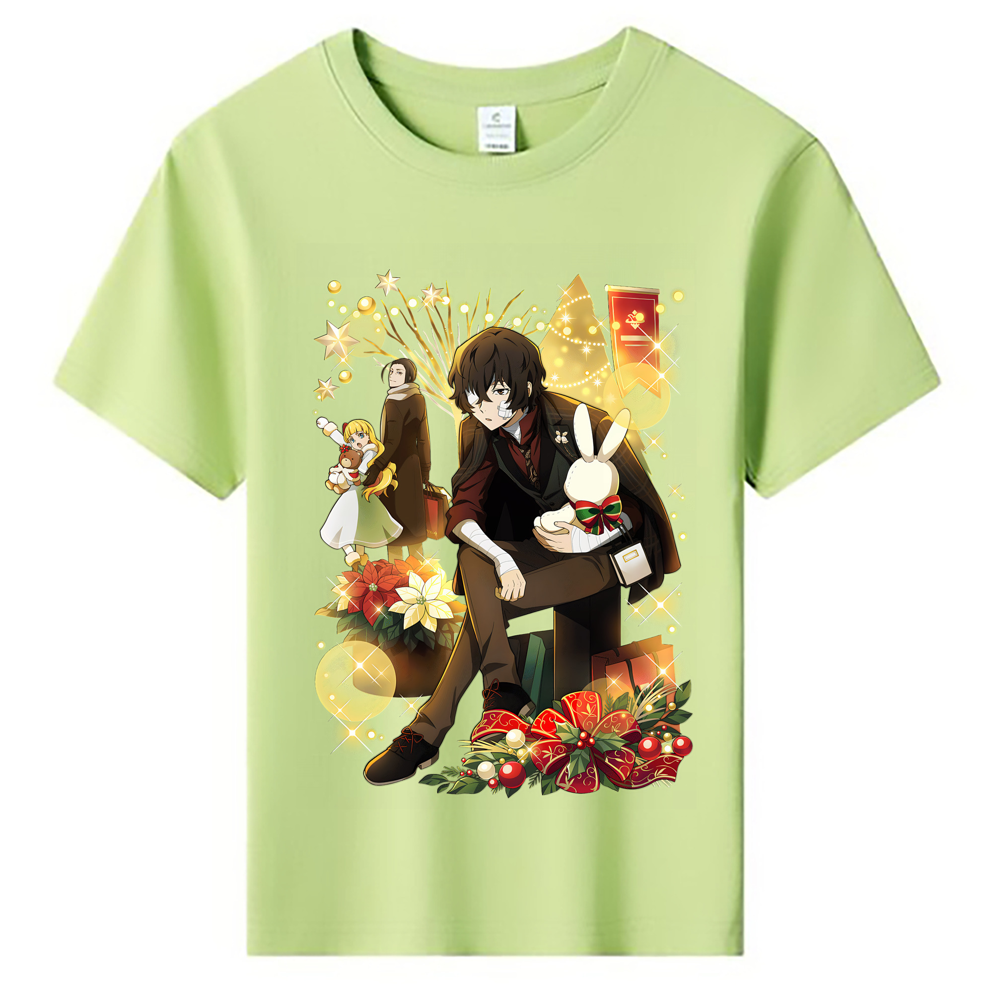 （画像用） 文豪ストレイドッグス Bungo Stray Dogs 綿100％キッズTシャツ（フロントプリント）
